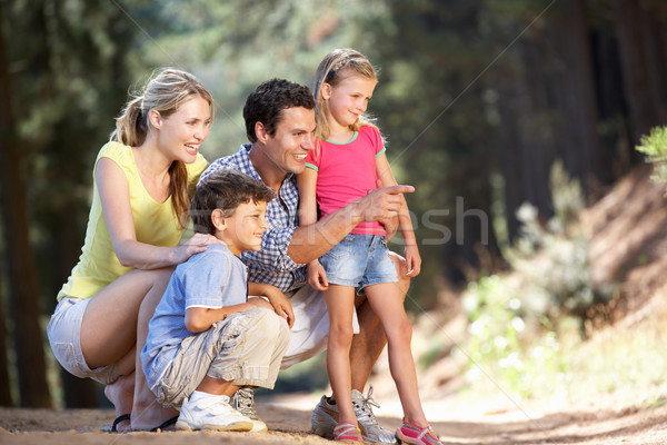 Família país andar mulher crianças homem Foto stock © monkey_business