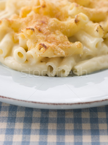 Plate of Macaroni Cheese Stock photo © monkey_business