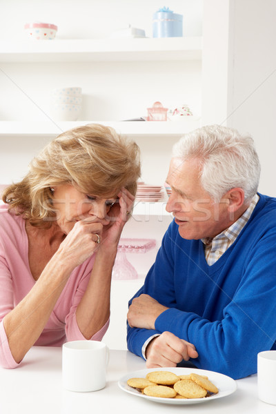 Senior Man Consoling Wife Stock photo © monkey_business
