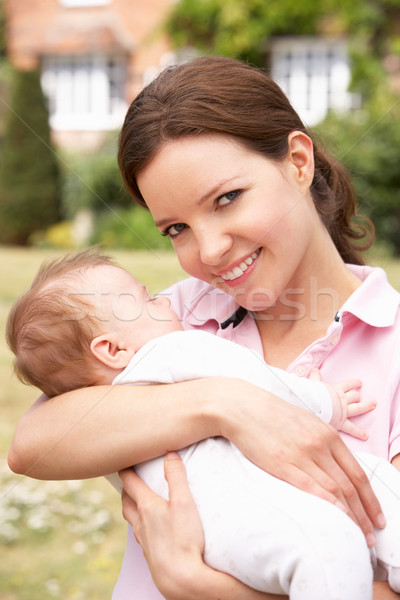 Mutter neu geboren Baby Junge Stock foto © monkey_business