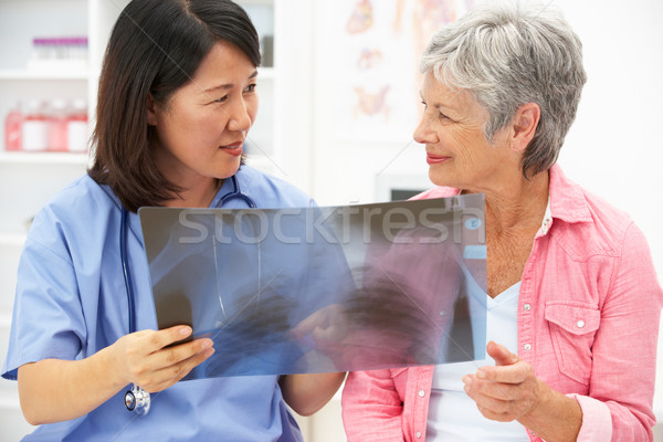 Doctor with female patient Stock photo © monkey_business