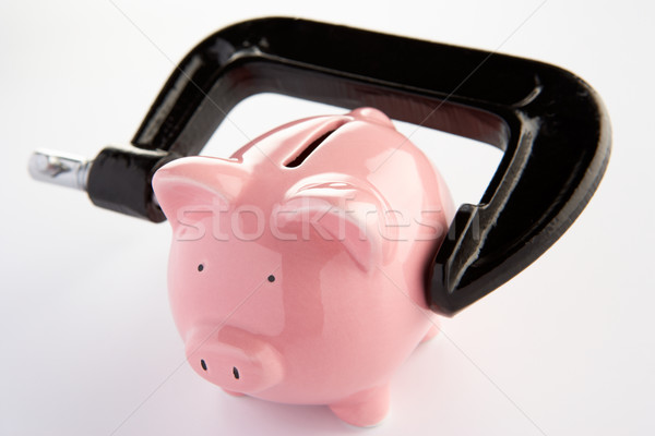 Piggybank in a vice Stock photo © monkey_business