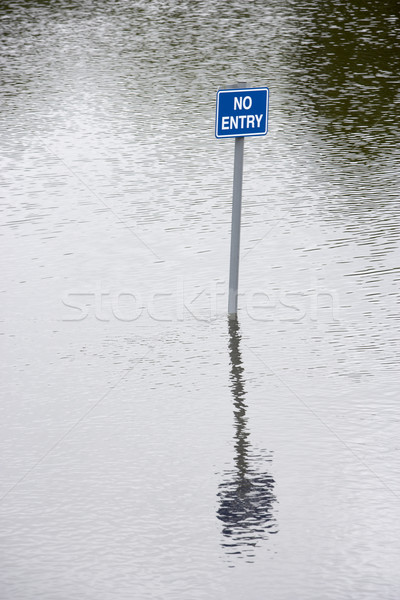 水 洪水 道路 カラー イングランド 天気 ストックフォト © monkey_business