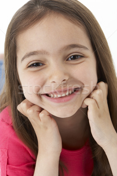 Studio ritratto sorridere ragazza bambini faccia Foto d'archivio © monkey_business