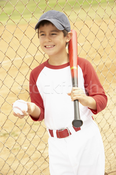 [[stock_photo]]: Jouer · baseball · enfant · garçon · bat