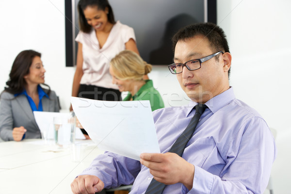 Portrait affaires boardroom collègues affaires bureau [[stock_photo]] © monkey_business