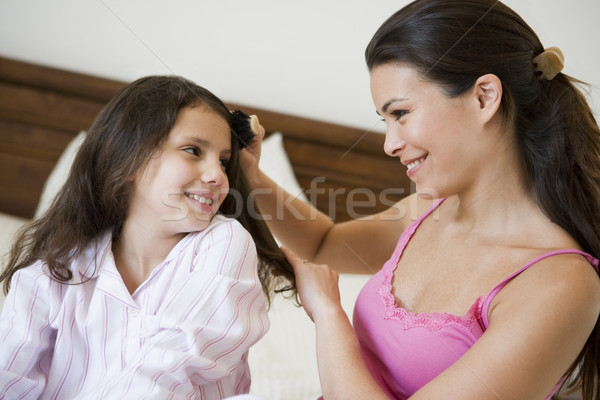 A Middle Eastern woman with her daughter Stock photo © monkey_business