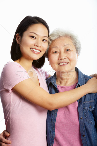 Studio Portrait Of Chinese Mother With Adult Daughter Stock photo © monkey_business