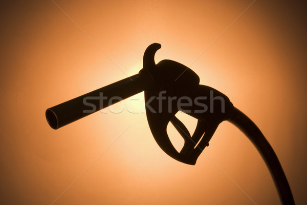 Sziluett benzinpumpa energia benzin stúdió szín Stock fotó © monkey_business
