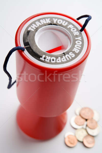 Collection Container And Coins Stock photo © monkey_business