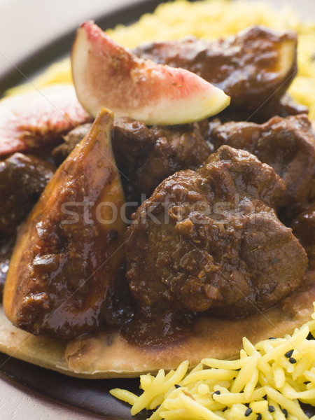 Maans Anjeer - Slow cooked Lamb with Fresh Figs Stock photo © monkey_business