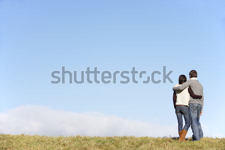 Stock photo: Couple Standing In The Park