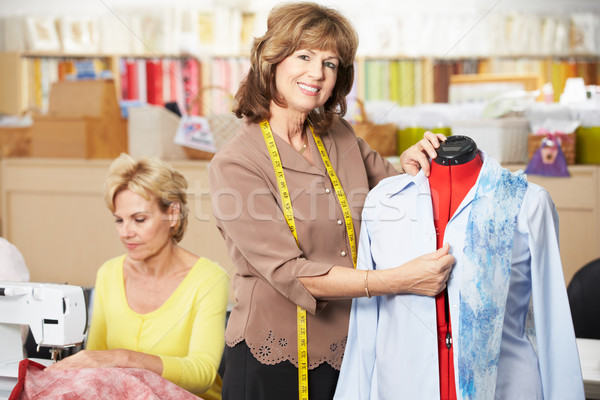 Women In Dress Making Class Stock photo © monkey_business