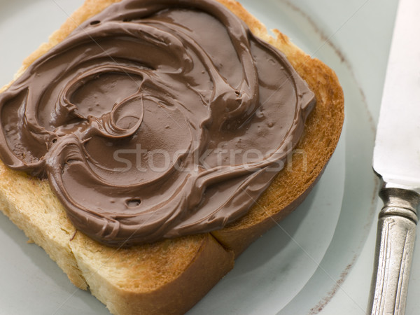 Stok fotoğraf: Dilim · tost · çikolata · bira · ekmek · plaka