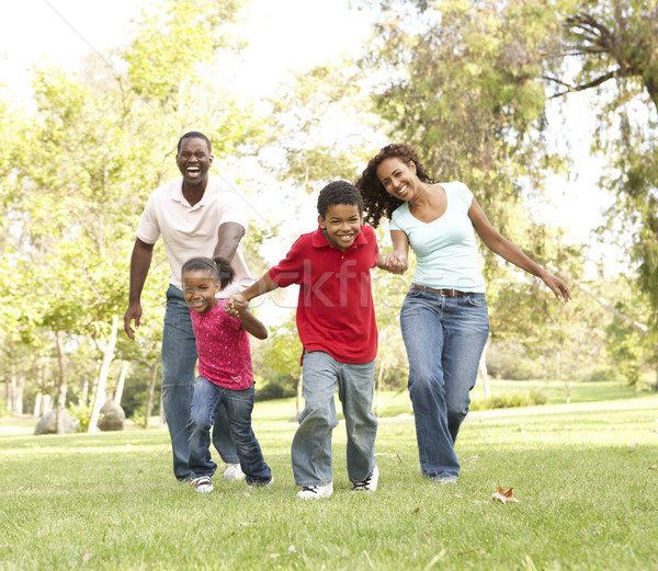 Famille marche parc enfants homme [[stock_photo]] © monkey_business