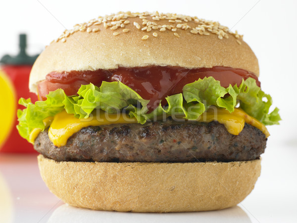 Tasty Beefburger Stock photo © monkey_business