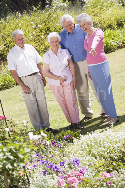 Group of senior friends in garden
Group of senior friends in gar Stock photo © monkey_business