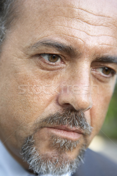Twarz człowiek portret osoby starszy emocji Zdjęcia stock © monkey_business