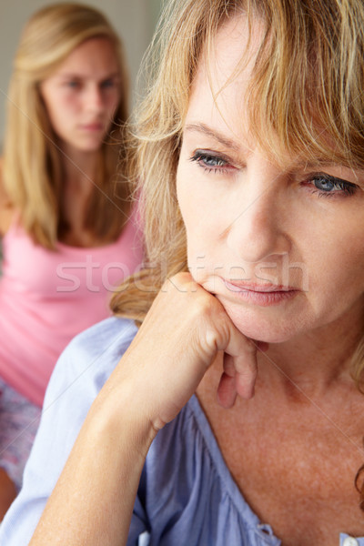 Unhappy mother with teenage girl Stock photo © monkey_business