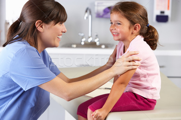 Stock photo: Child Patient Visiting Doctor's Office