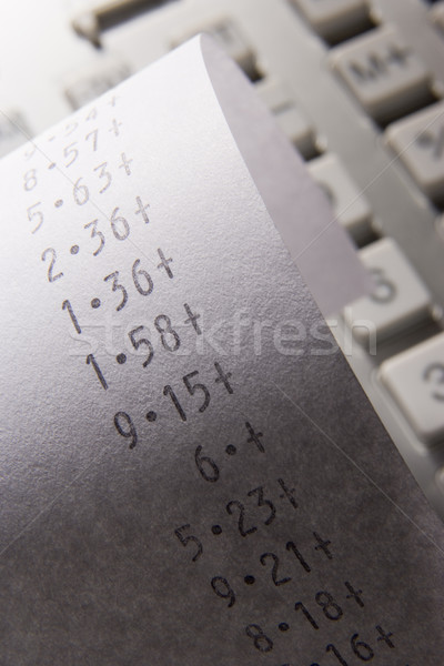 Close-Up Of Receipt Stock photo © monkey_business