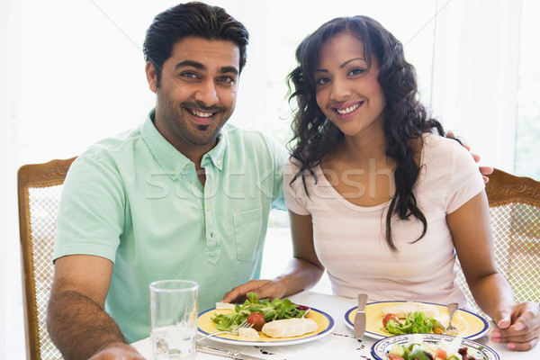 Közel-keleti pár élvezi étel együtt család Stock fotó © monkey_business