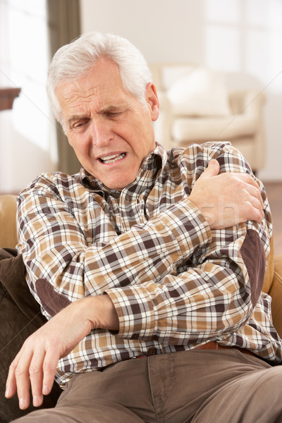 Senior Man Suffering Cardiac Arrest At Home Stock photo © monkey_business