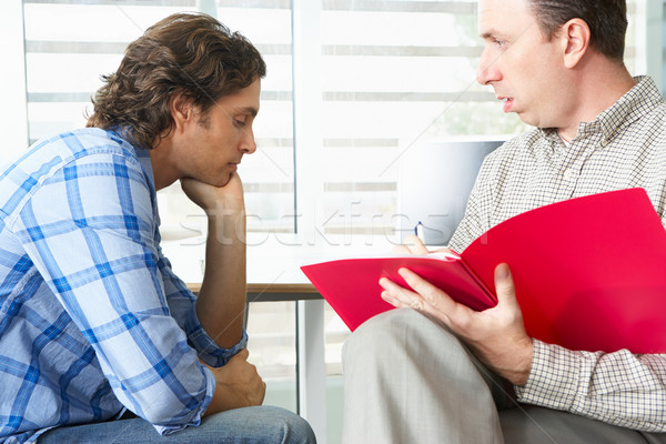 Man Having Counselling Session Stock photo © monkey_business