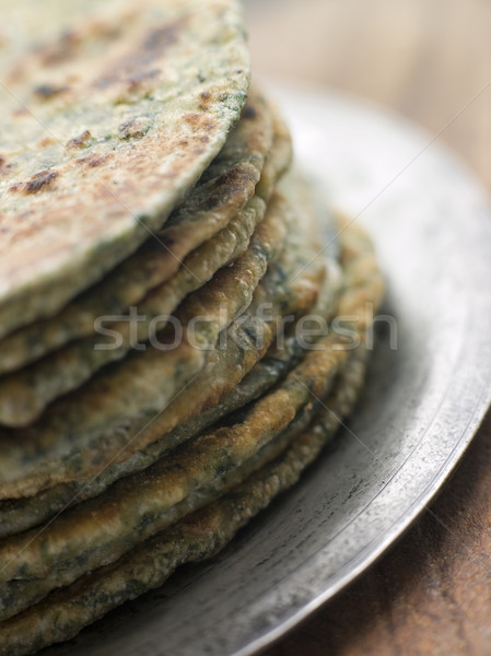 Stack of Sag Roti Stock photo © monkey_business