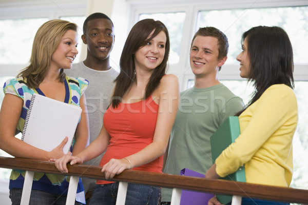 Group of college students on campus Stock photo © monkey_business