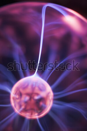 Plasma bal glas wetenschap energie Stockfoto © monkey_business