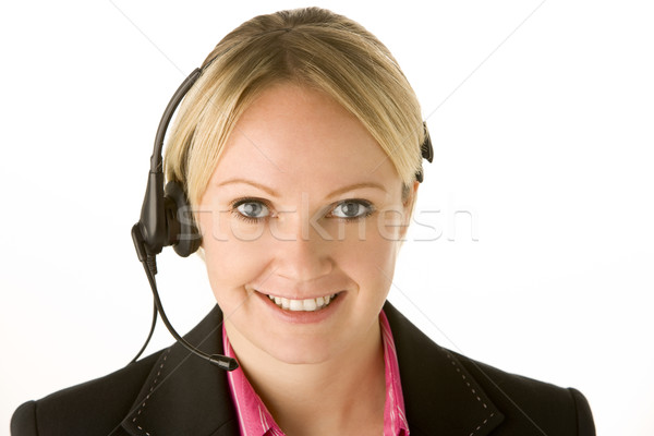 顧客服務 代表 耳機 女子 訴訟 服務 商業照片 © monkey_business