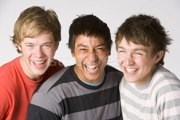 Portré tinédzser fiúk barátok csoport tini szín Stock fotó © monkey_business