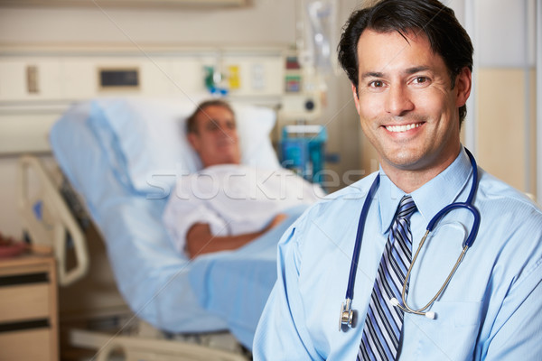 Portrait Of Doctor With Patient In Background Stock photo © monkey_business