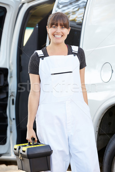 Portrait Of Female Repair Person With Van Stock photo © monkey_business