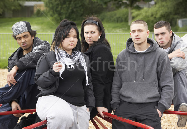 Group Of Young People In Playground Stock photo © monkey_business