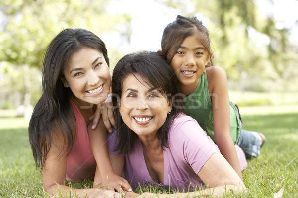 Grandmother With Daughter And Granddaughter In Park Stock photo © monkey_business