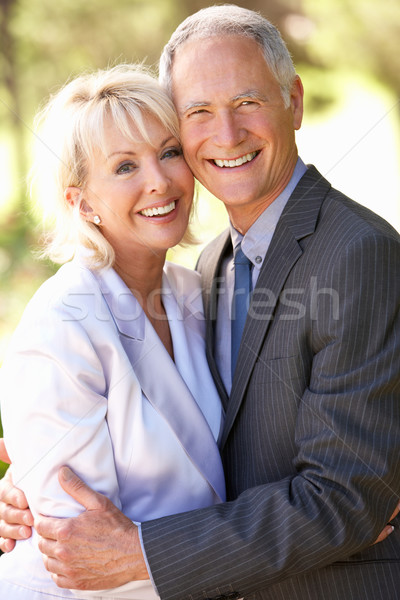 Portrait Of Senior Bridal Couple Outdoors Stock photo © monkey_business
