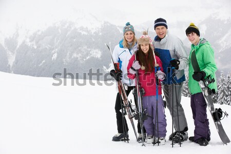 Young Mother And Son On Ski Vacation Stock photo © monkey_business