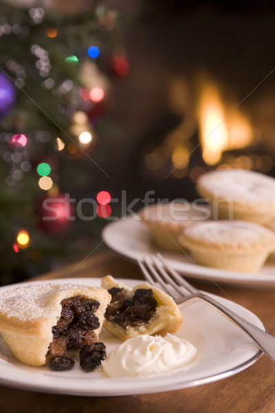 Mince Pie with Brandy Cream Stock photo © monkey_business