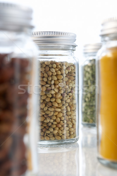 Jars Of Herbs And Spices Stock photo © monkey_business