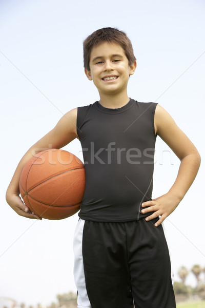 Young Boy Playing Basketball Stock photo © monkey_business