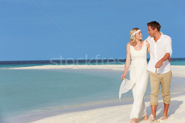 Couple At Beautiful Beach Wedding Stock photo © monkey_business