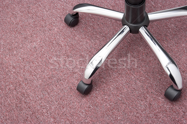 Silla de oficina ruedas negocios metal piso Foto stock © monkey_business