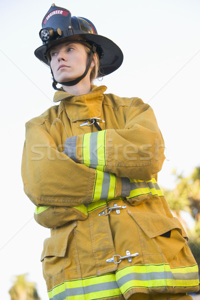 Portrait of a female firefighter Stock photo © monkey_business