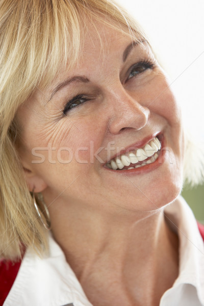 Stock fotó: Középkorú · nő · mosolyog · nő · arc · személy · idős