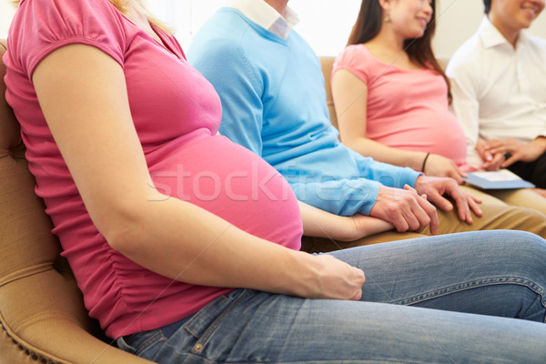 Couples Attending Ante Natal Class Together Stock photo © monkey_business