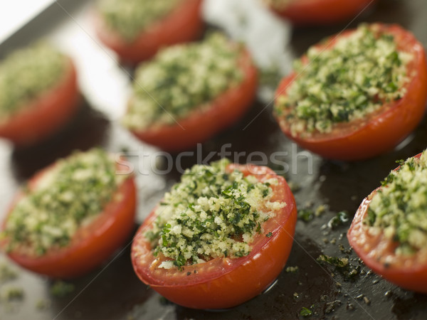 Oven Roasted Tomatoes with a Provencale Crust Stock photo © monkey_business