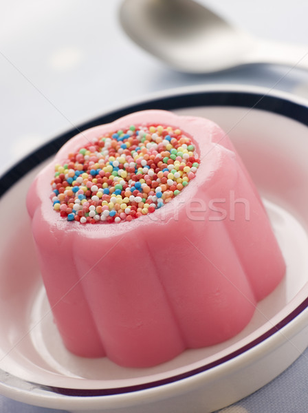Blancmange topped with 100's and 1000's Stock photo © monkey_business