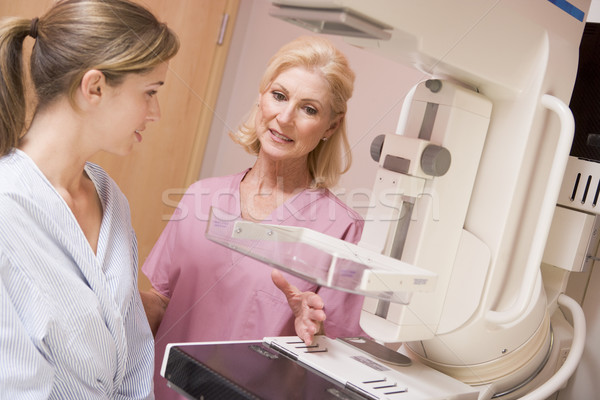 Nurse With Patient About To Have A Mammogram Stock photo © monkey_business